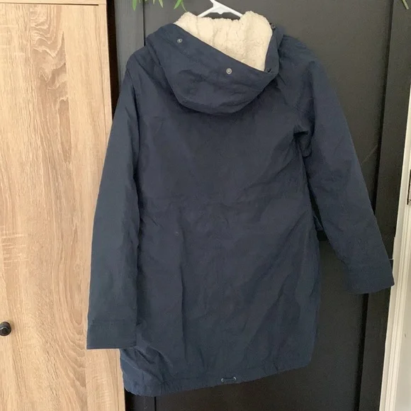 ABERCROMBIE AND FITCH Sherpa Lined long Winter Coat. XS - Picture 6 of 12